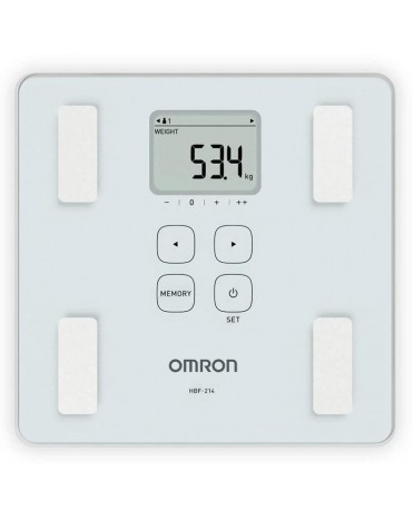 Omron HBF-214 身體體重/脂肪分析儀 (白色)